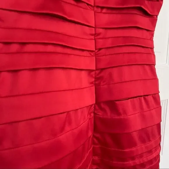 Rubber Ducky Productions Red Cocktail Dress - Picture 4 of 5